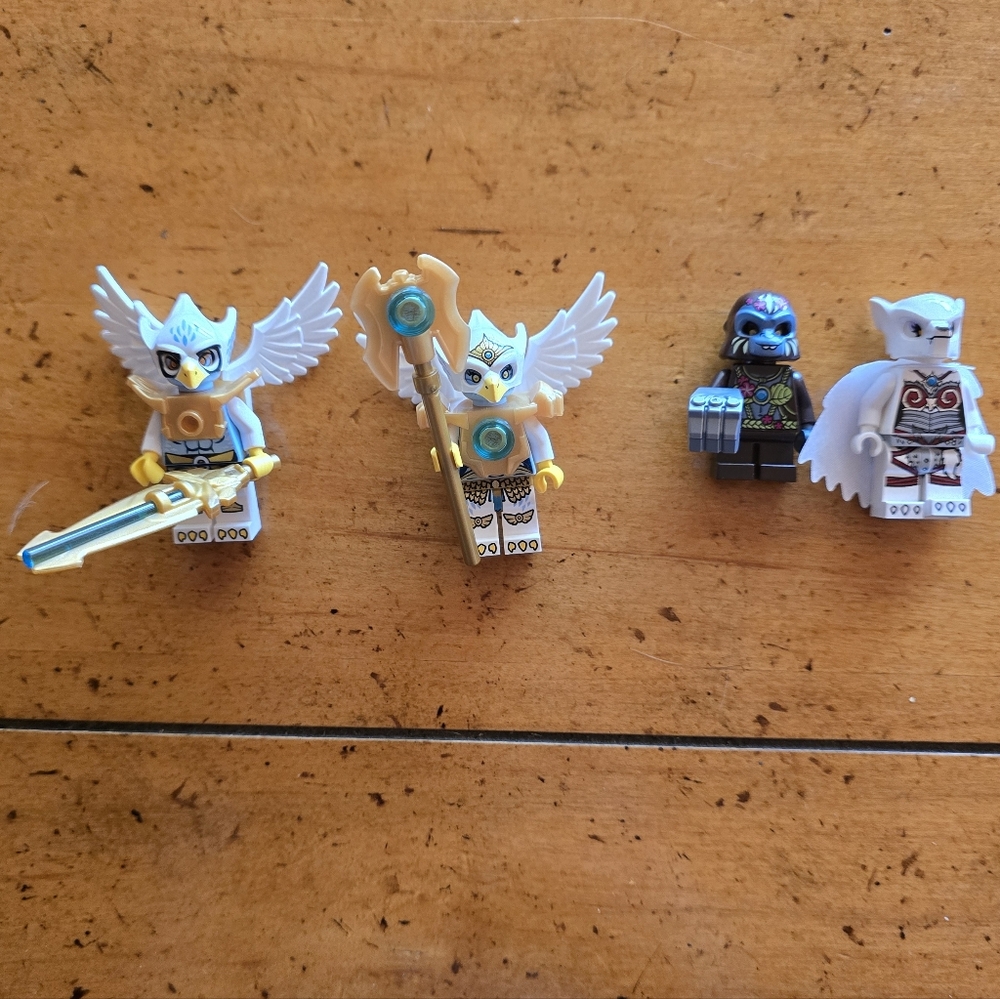 Vintage Lego Legends Of Chima Theme Set Of 4